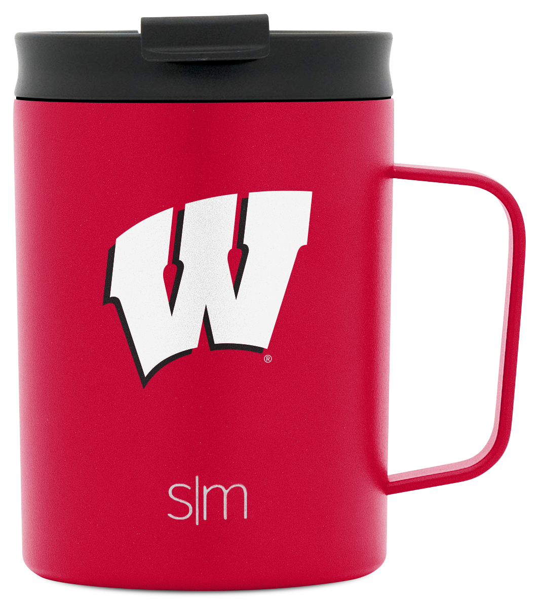Collegiate Scout Coffee Mug with Flip Lid - Wisconsin