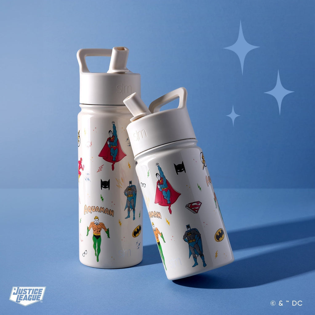 Summit Kids Plastic Water Bottle with Straw Lid