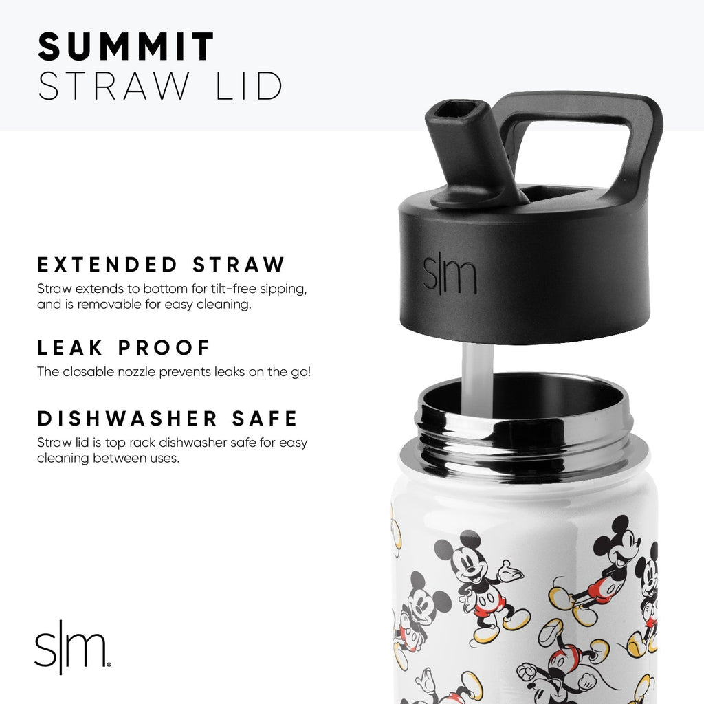 Summit Kids Water Bottle with Straw Lid - 14oz