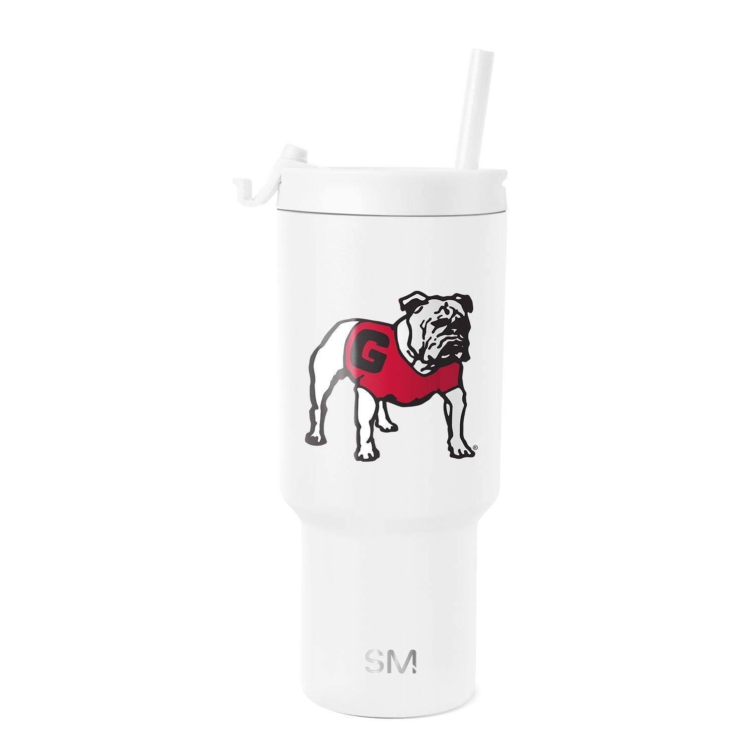 Collegiate Trek Tumbler - 30oz / Georgia / Flip + Straw / VNT
