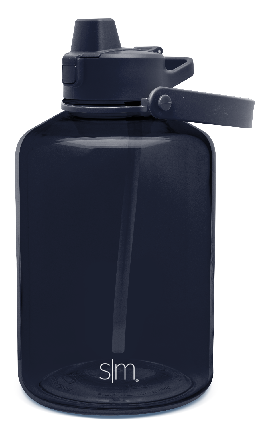 Plastic Summit With Simple Flip Silicone Straw Lid - 64oz / Deep Ocean