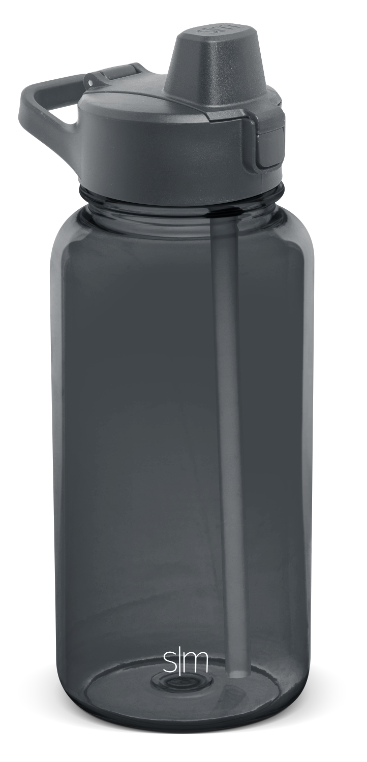 Plastic Summit With Simple Flip Silicone Straw Lid - 32oz / Graphite