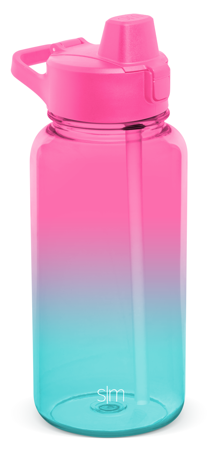 Plastic Summit With Simple Flip Silicone Straw Lid - 32oz / Sorbet