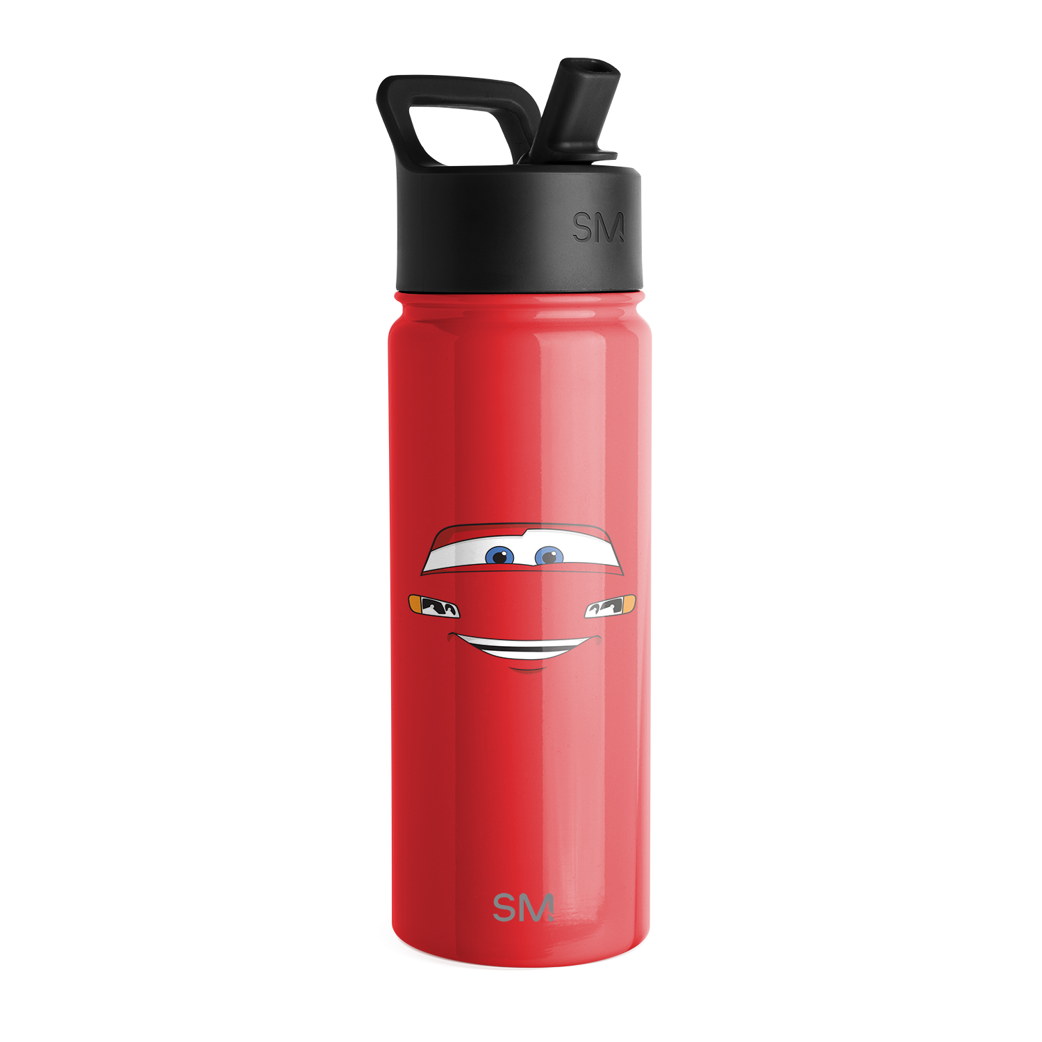 Summit Kids Water Bottle with Straw Lid - 18oz - SM - Cars Ka-Chow