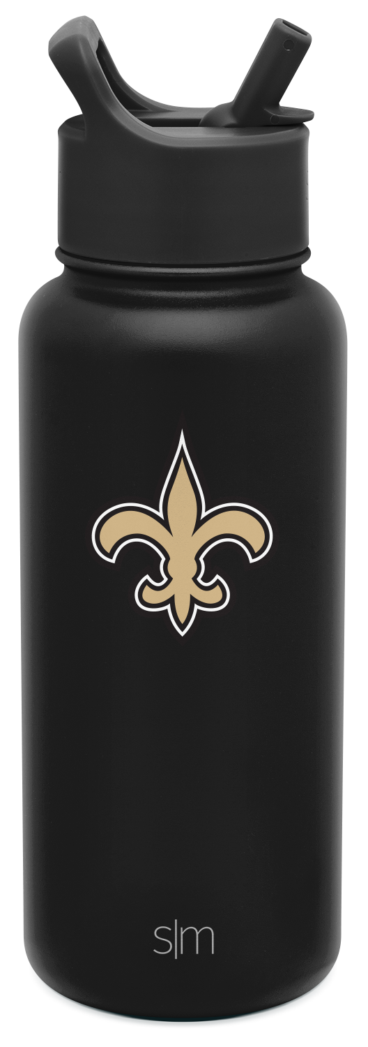 NFL Summit Insulated Water Bottle with Straw Lid - New Orleans Saints / SM