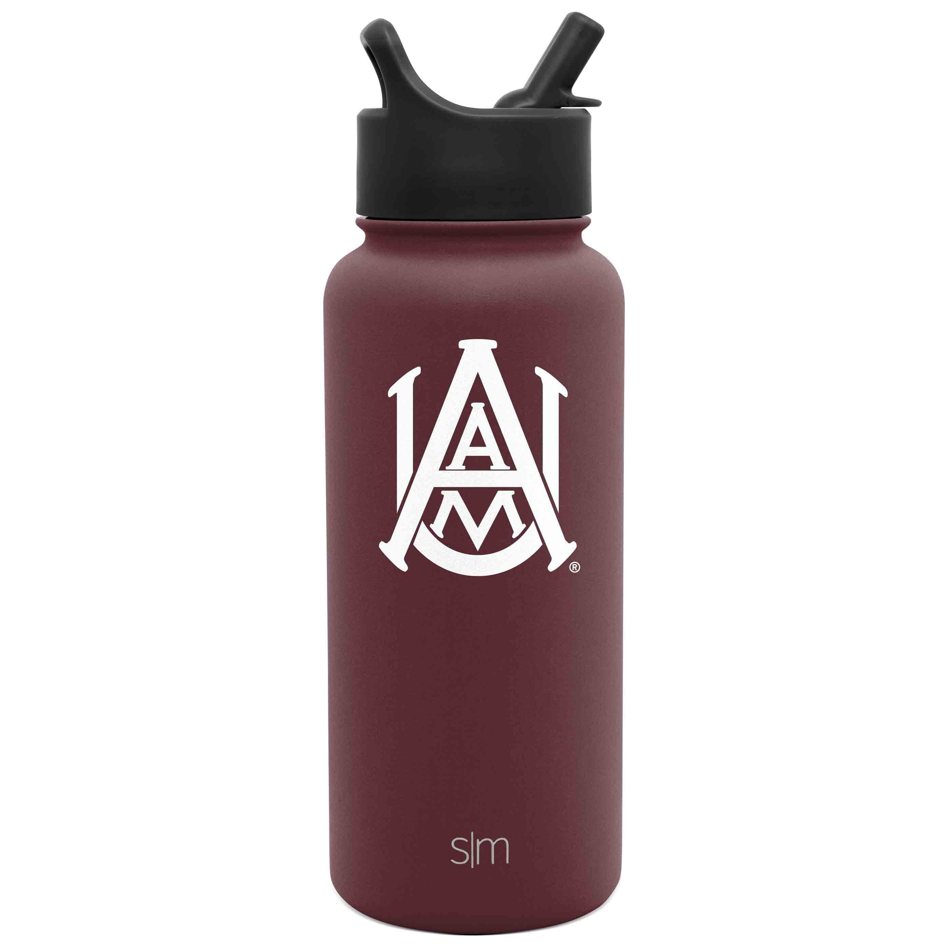 Collegiate Summit Water Bottle with Straw Lid - Alabama A&M