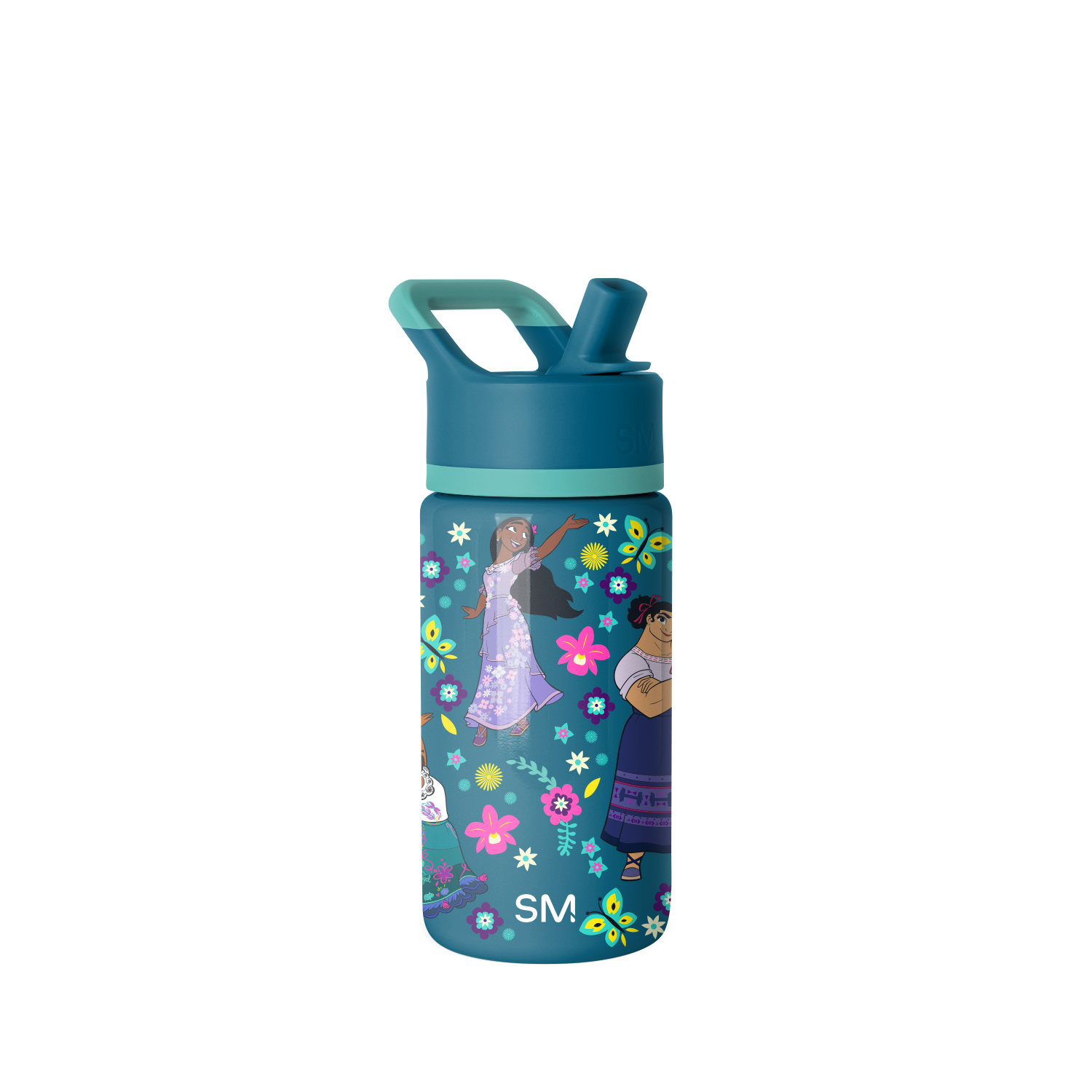 Summit Kids Water Bottle with Straw Lid - 14oz - Encanto / Straw / SM2