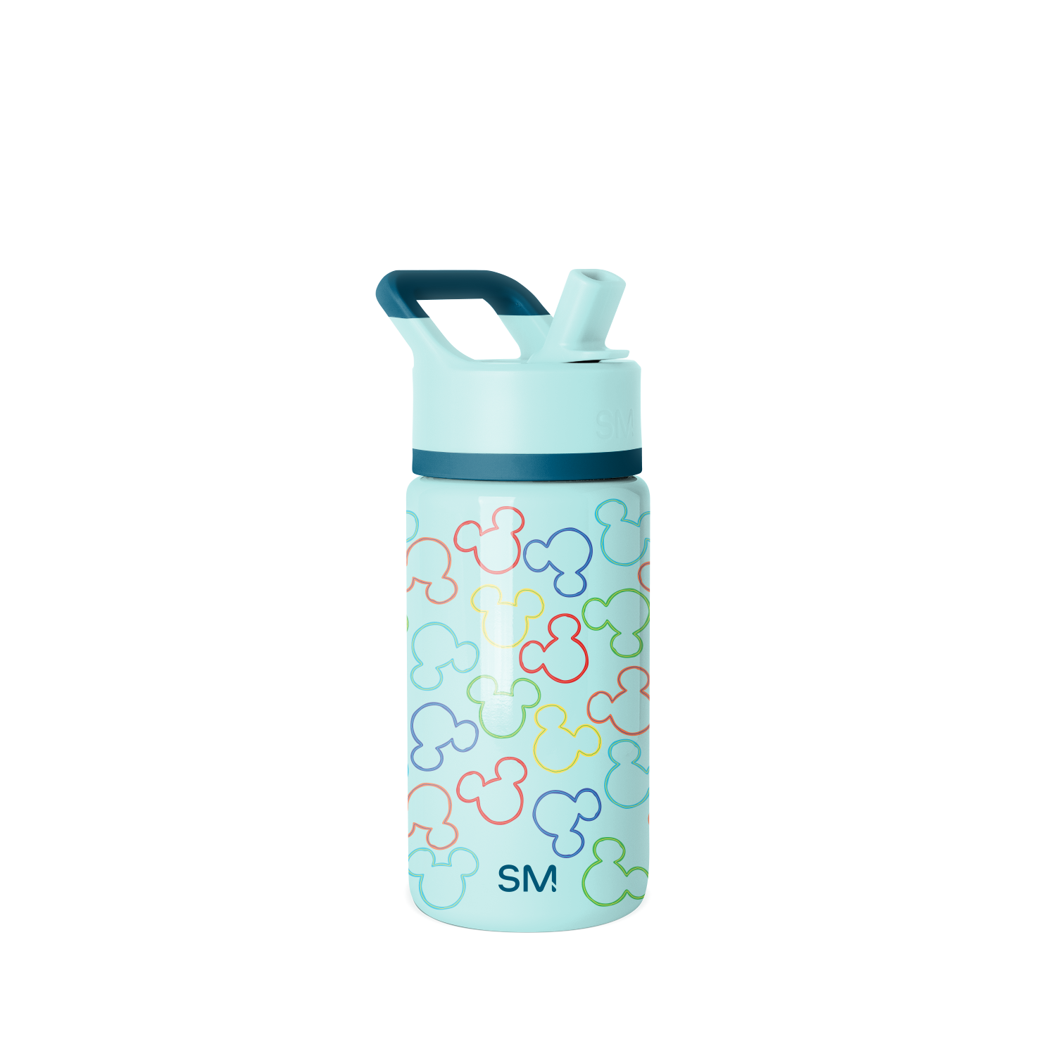 Summit Kids Water Bottle with Straw Lid - 14oz - Cheers to Mickey Ears / Straw / SM2