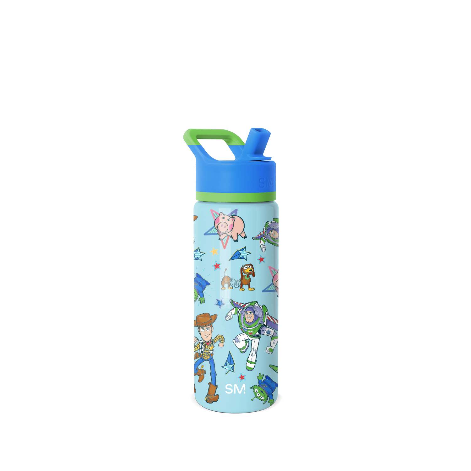 Summit Kids Water Bottle with Straw Lid - 18oz - SM2 - Buzz and Woody Adventures