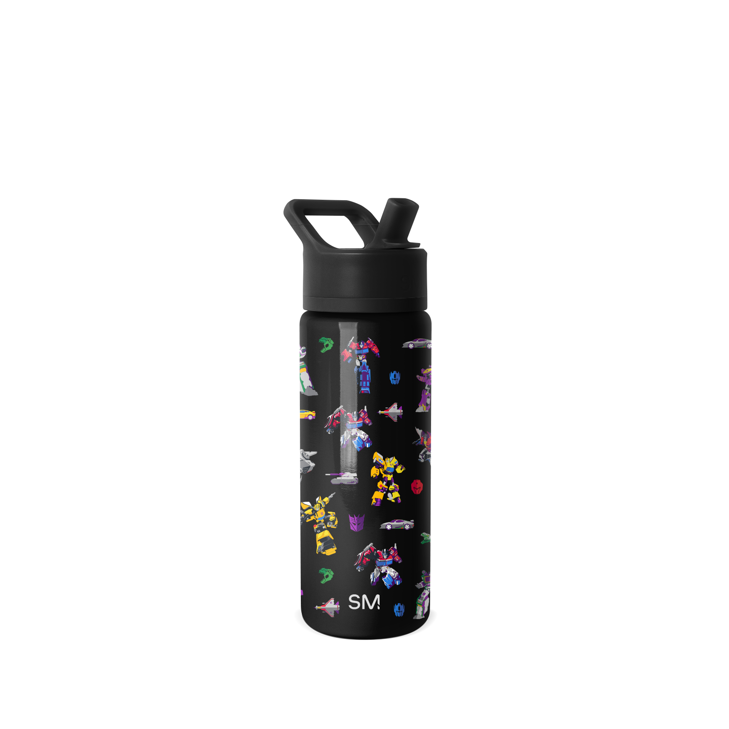 Summit Kids Water Bottle with Straw Lid - 18oz - SM2 - Transformers Block Nation