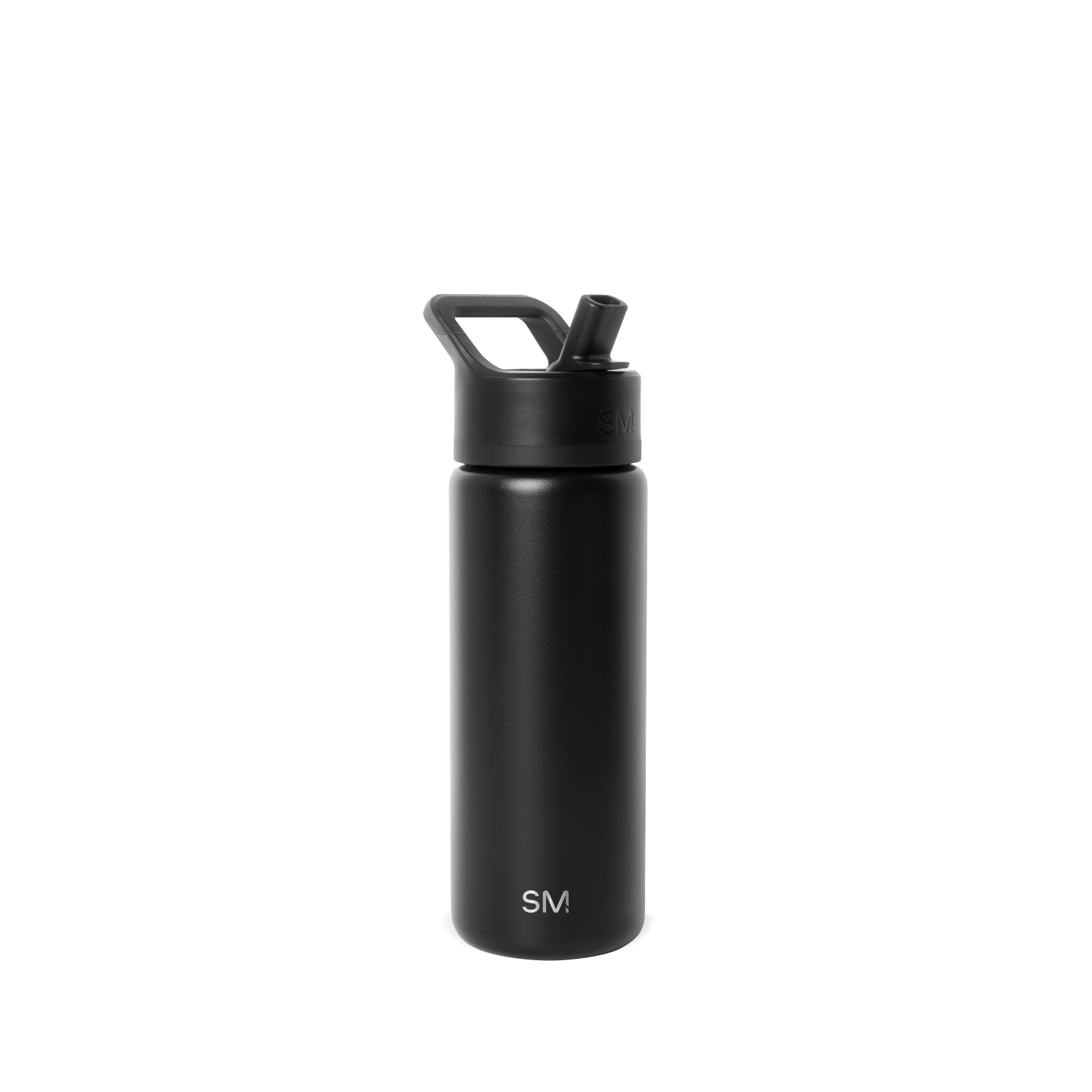 Summit Kids Water Bottle with Straw Lid - 18oz - SM2 - Midnight Black
