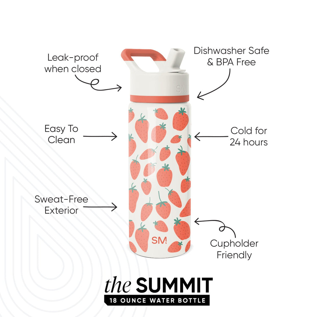 Summit Kids Water Bottle with Straw Lid - 18oz - SM2