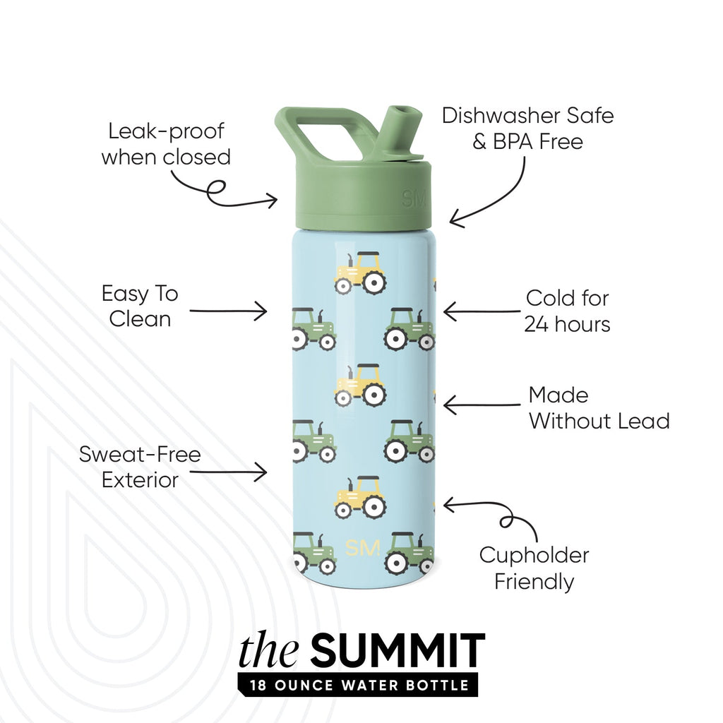 Summit Kids Water Bottle with Straw Lid - 18oz - SM2