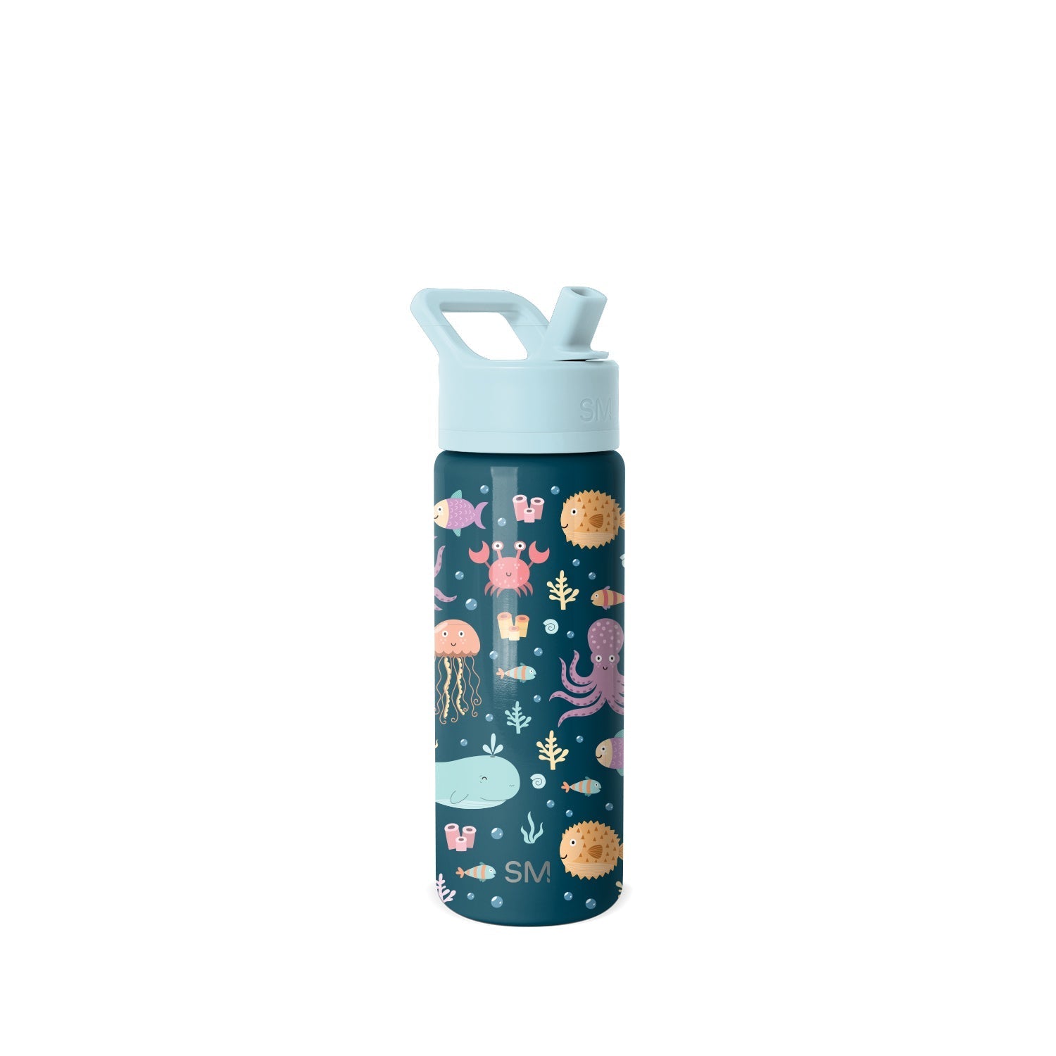 Summit Kids Water Bottle with Straw Lid - 18oz - SM2 - Under the Sea