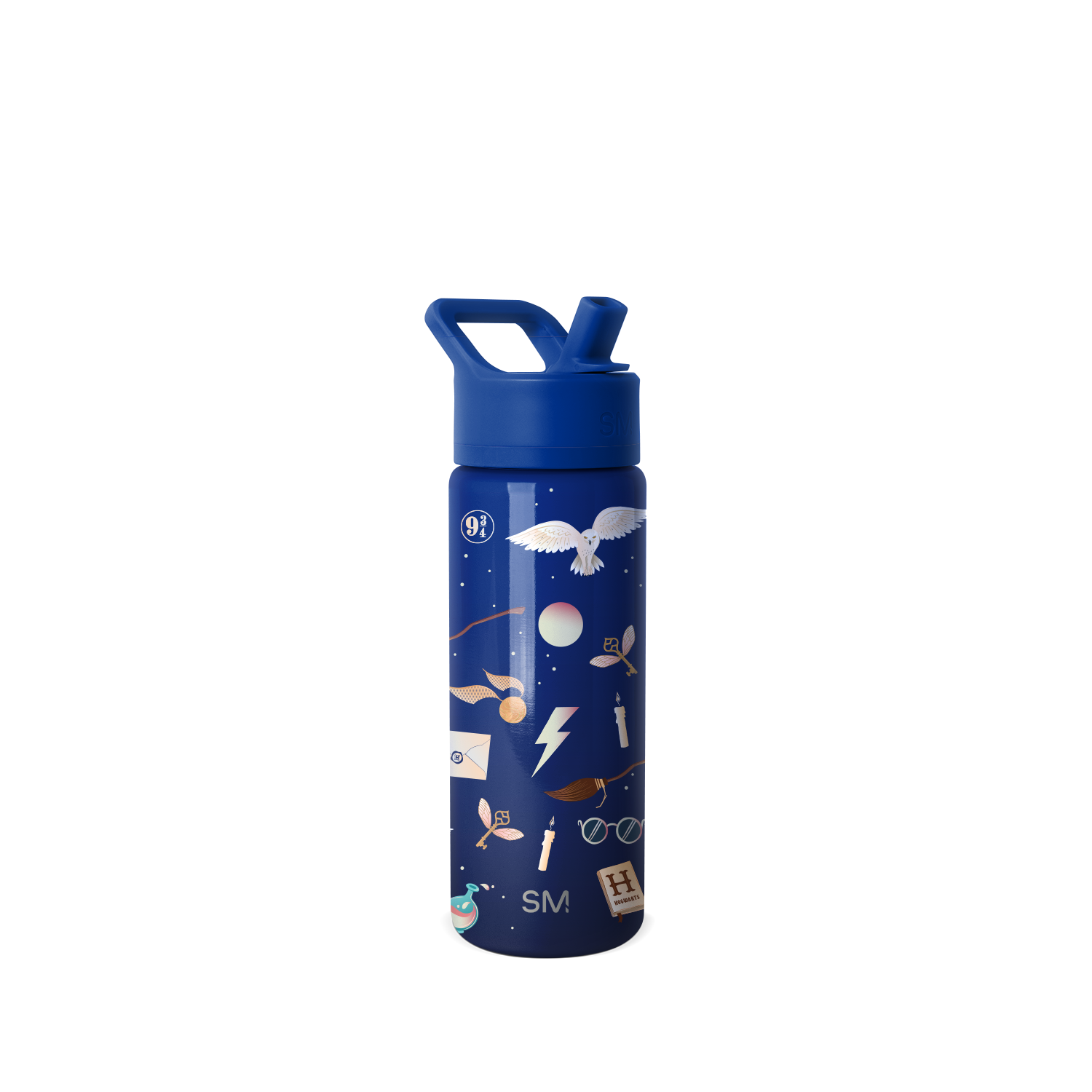 Summit Kids Water Bottle with Straw Lid - 18oz - SM2 - Harry Potter Magical Mashup