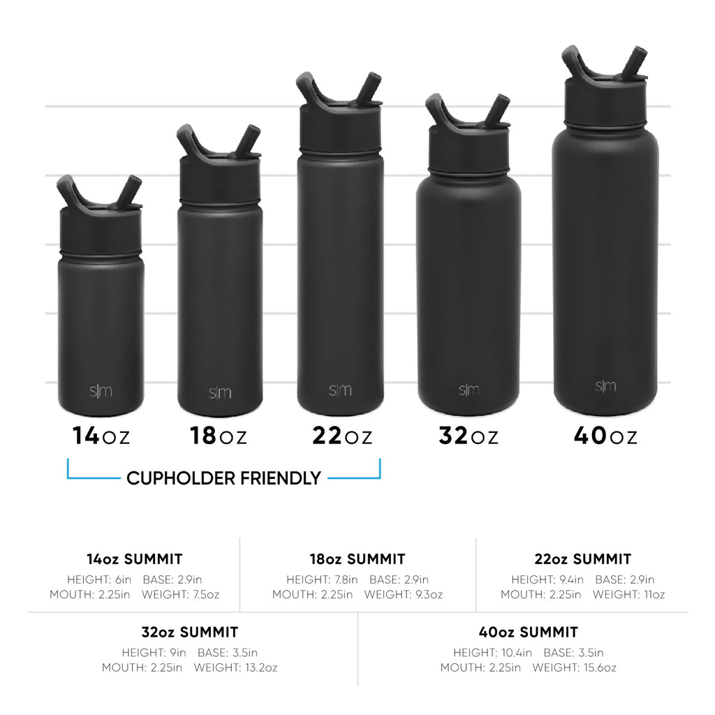 Summit Kids Water Bottle with Straw Lid - 14oz