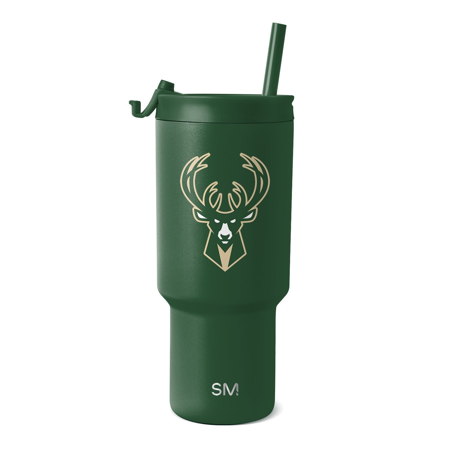 NBA Trek Tumbler with Flip Lid - Milwaukee Bucks