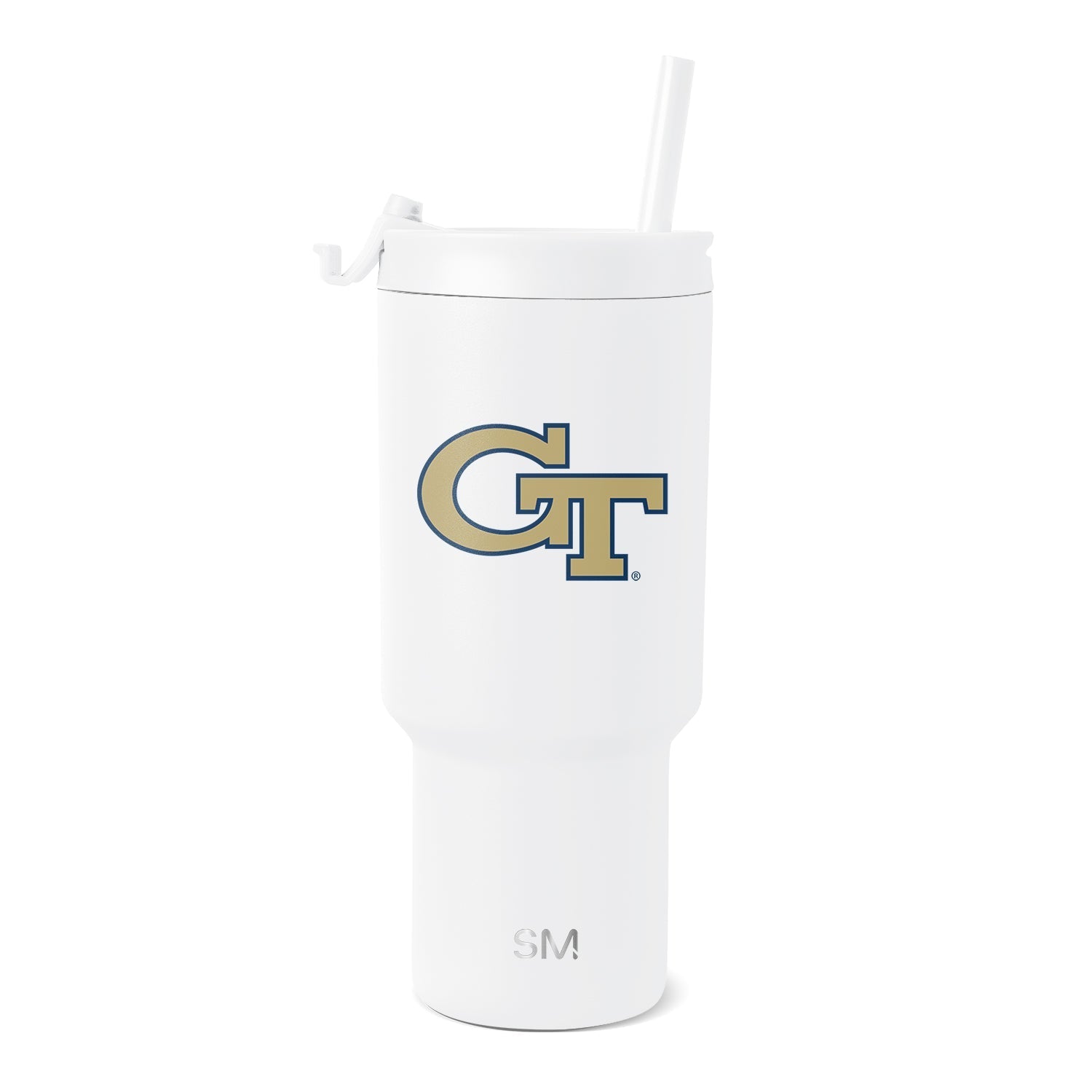 Collegiate Trek Tumbler - 30oz / Georgia Tech / Flip + Straw